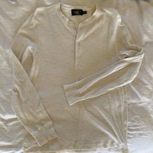 RRL Waffle-Knit Henley Shirt